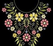 Neck embroidery design1 — Embroidery embroidery design